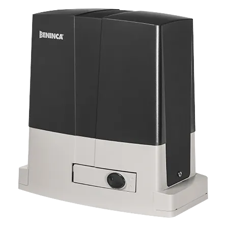 Beninca BULL 24 V sliding gate operator in the compact housing