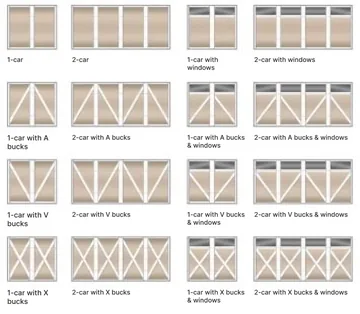 Raynor RockCreeke diseño Swing-out configurations
