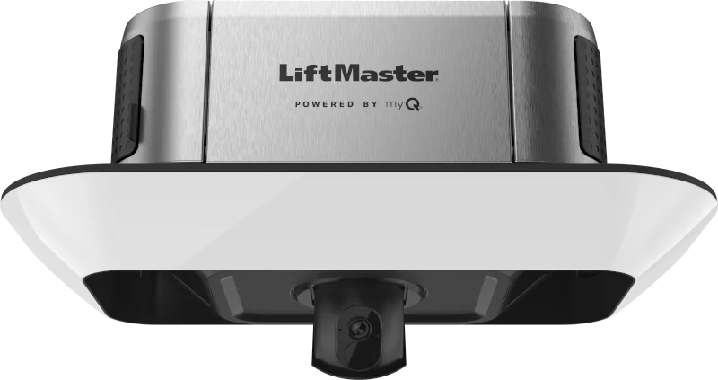 LiftMaster 6690L belt drive and 4690L chain drive openers side by side