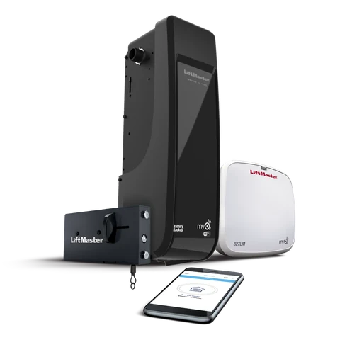 LiftMaster 98022 wall mount garage door opener with its accessories