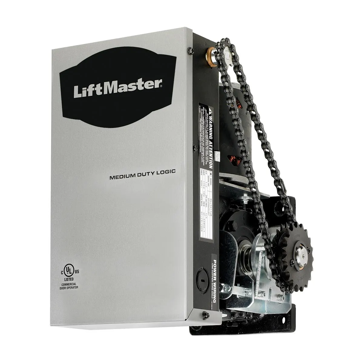 LiftMaster MGJ medium-duty logic gear-reduced jackshaft operator