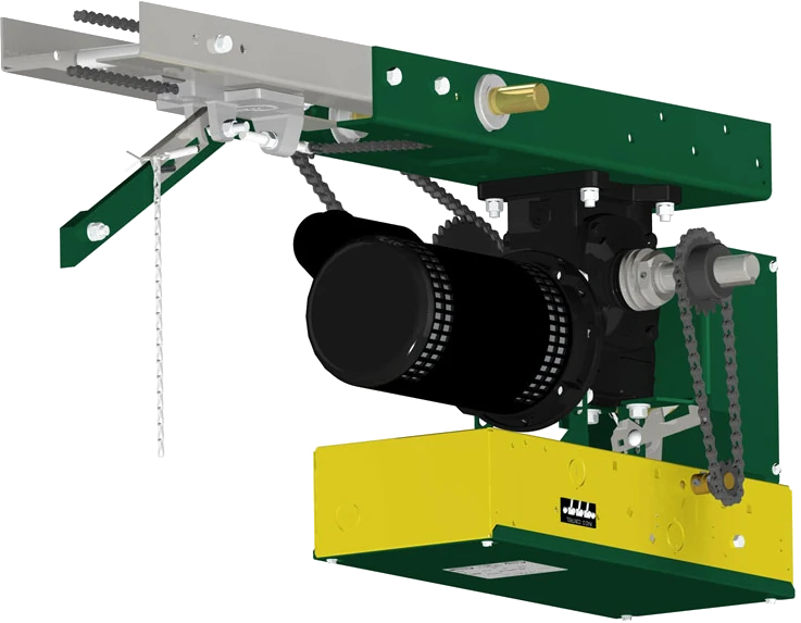 Manaras MGT trolley operator for sectional doors