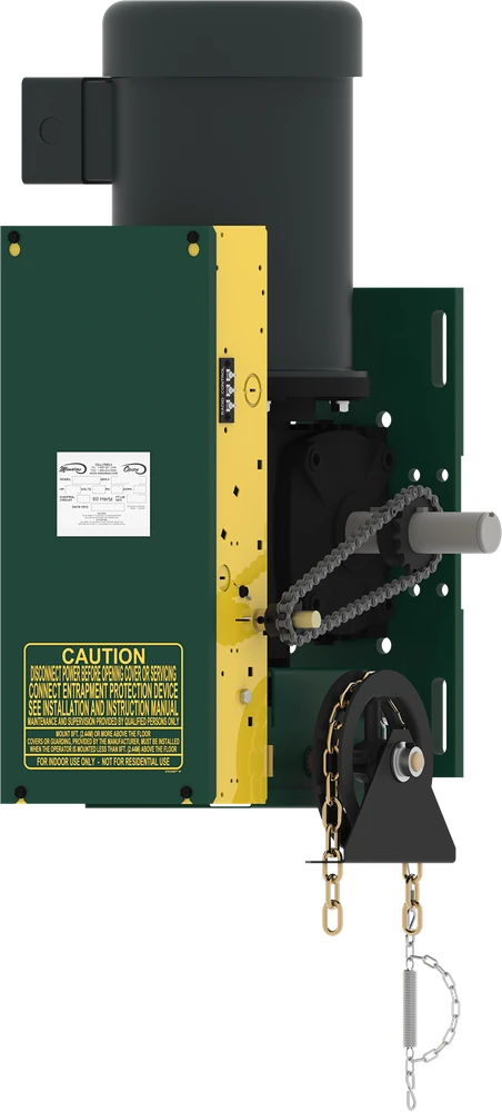 Manaras MRGH reduced headroom jackshaft operator