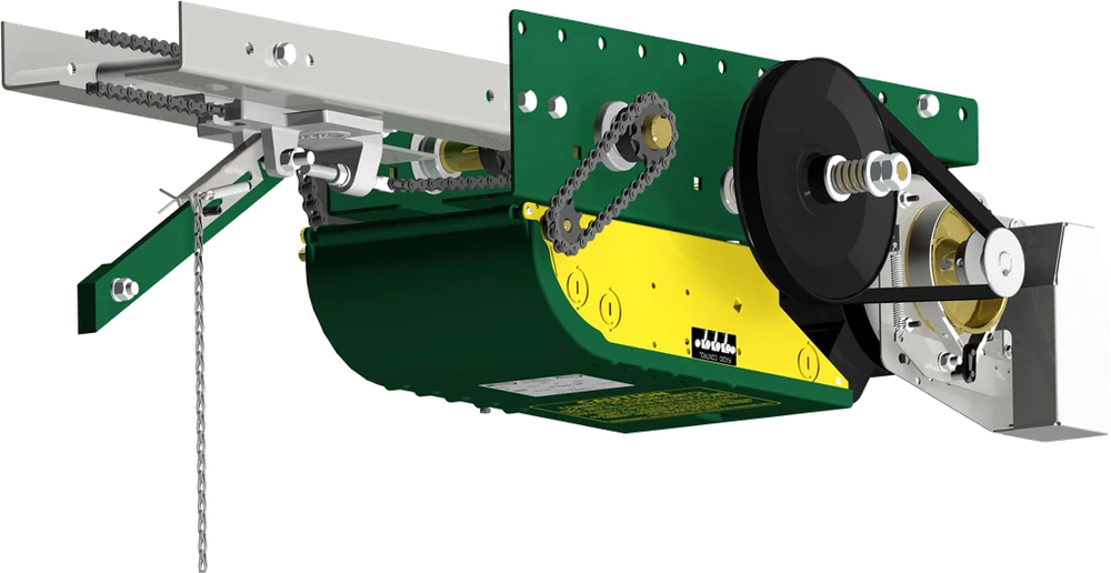 Manaras OTBH trolley operator with a chain hoist