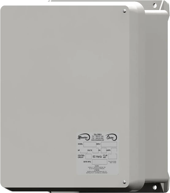 Manaras control panel enclosure for commercial door operators