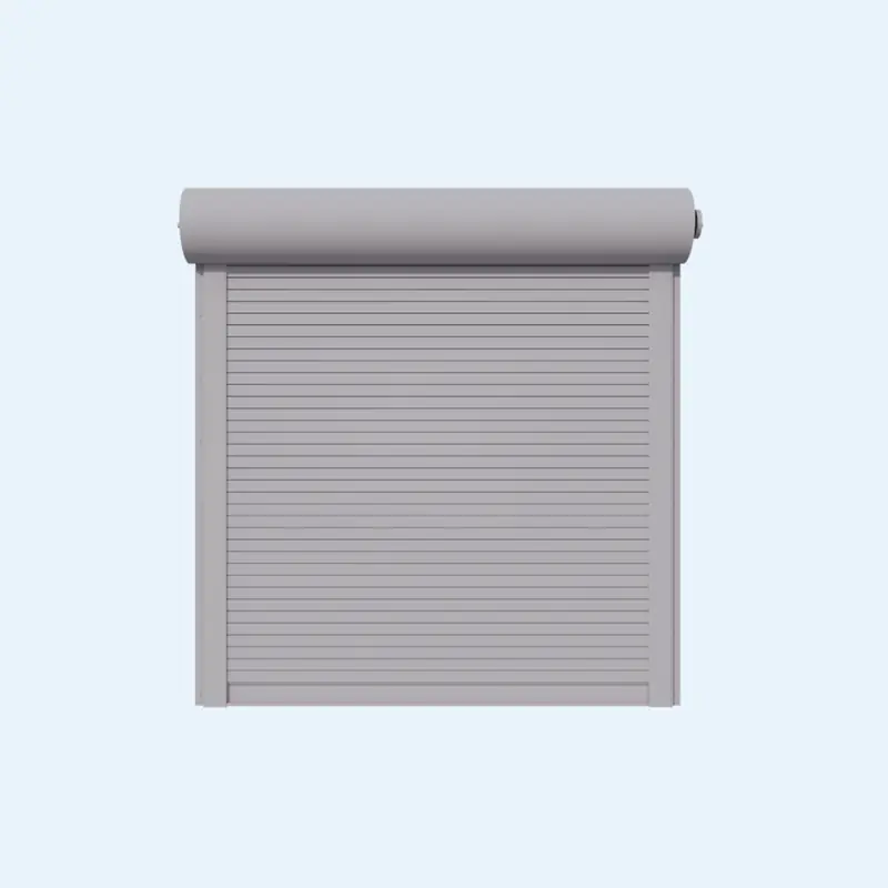 Solid steel rolling service door, 20-gauge curtain
