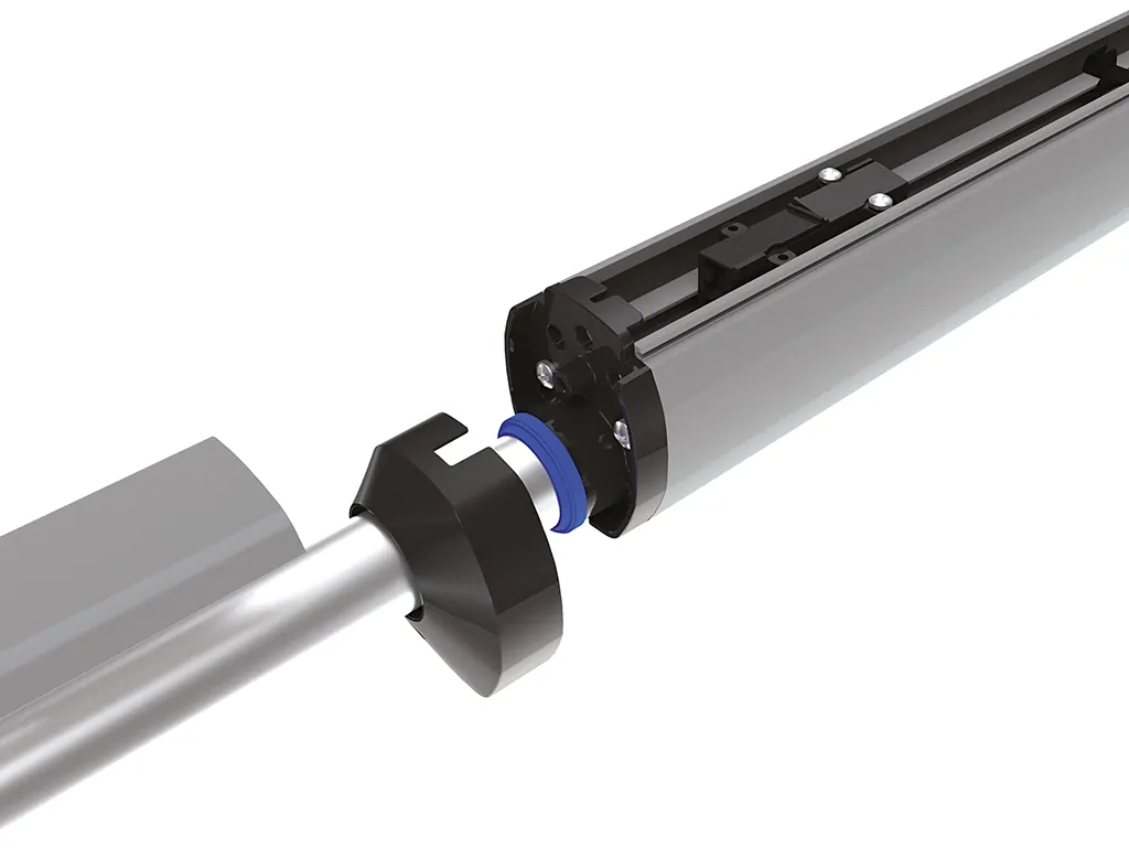 CAME ATS drive screw and nut, close view
