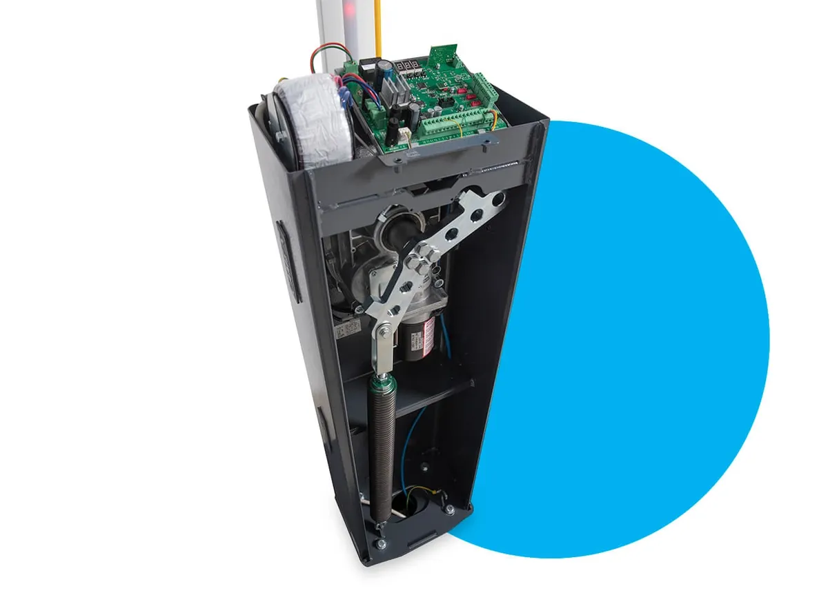CAME GARD LS4 with the cabinet open, showing the drive
