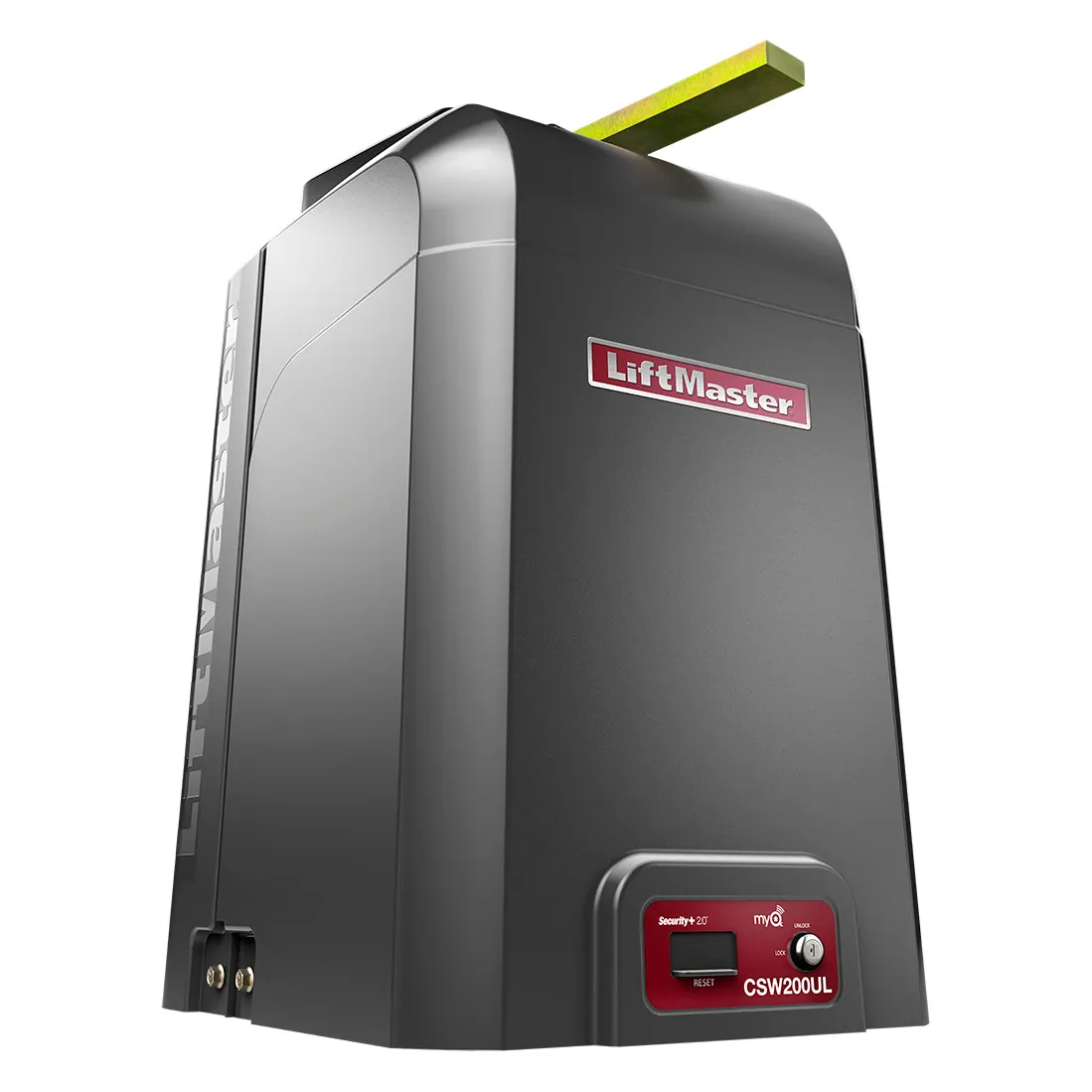 LiftMaster CSW200UL commercial swing gate operator, right three quarter view