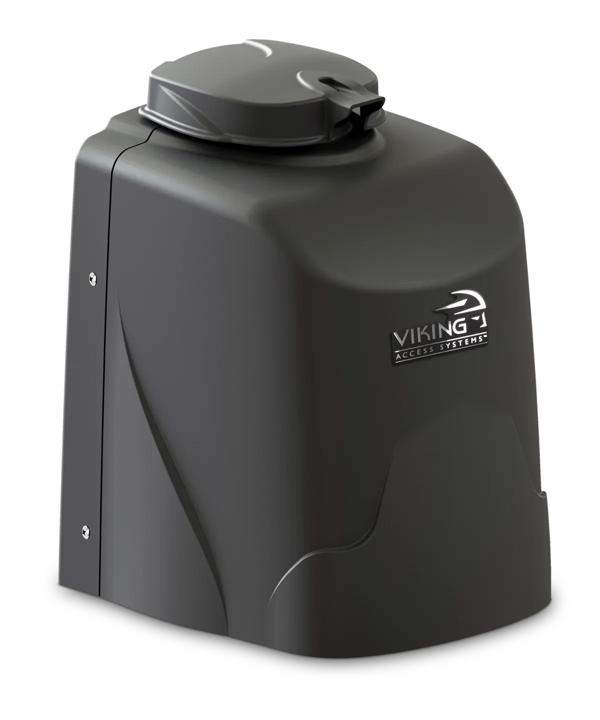 Viking Access T 21 swing gate operator with its black cover installed