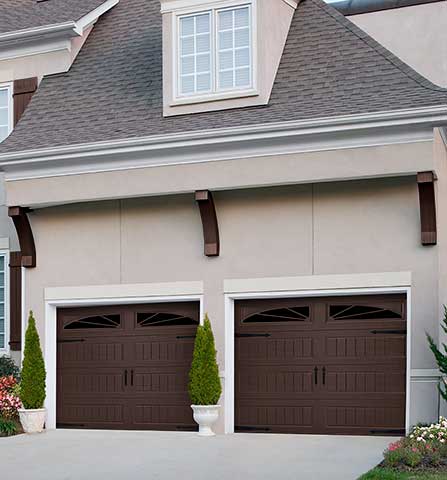 Amarr Designers Choice bead-board carriage garage door